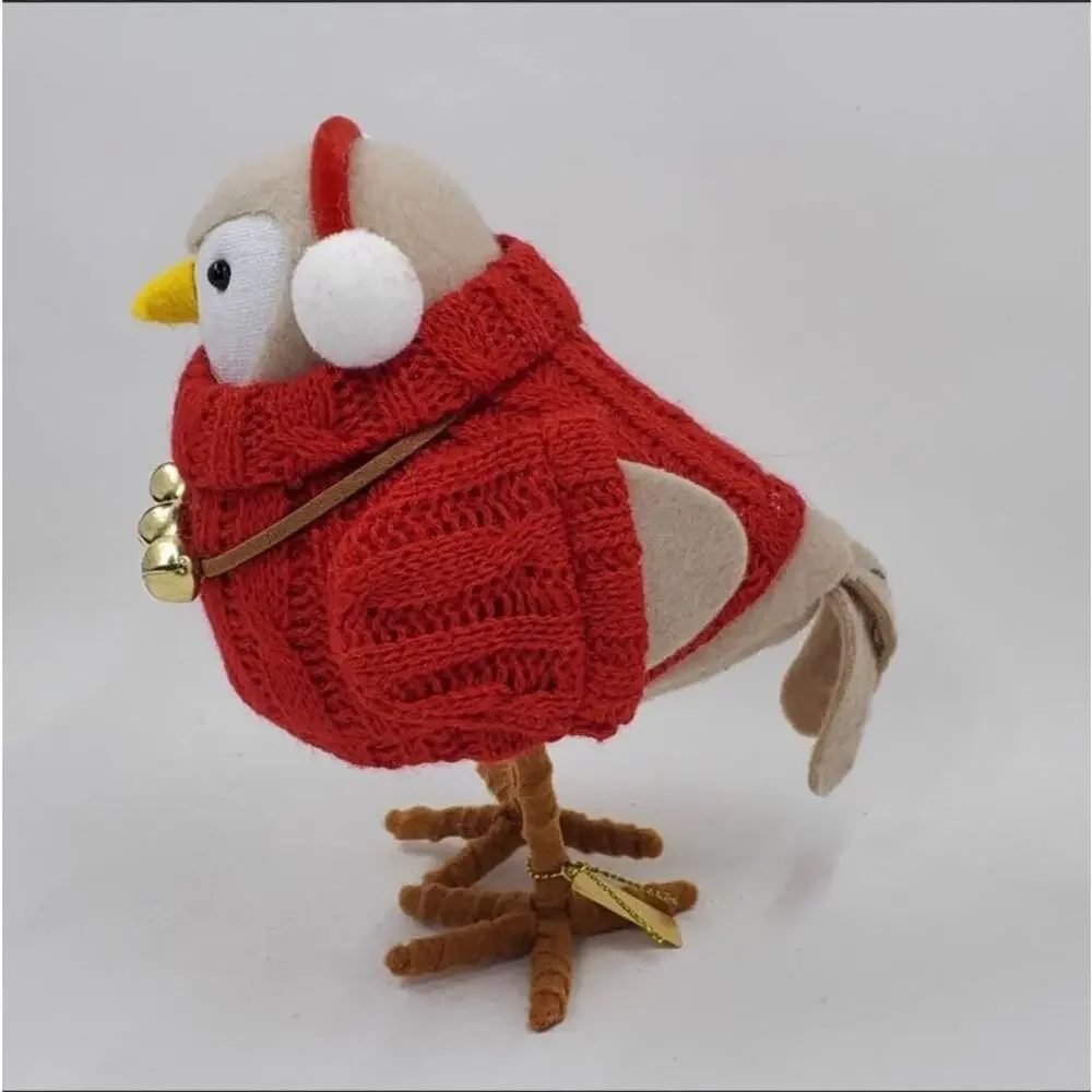 Target Wondershop GLEE Bird Red Sweater Bells Christmas Holiday 2021
